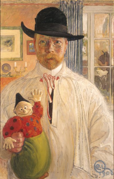 Self Portrait by Carl Larsson